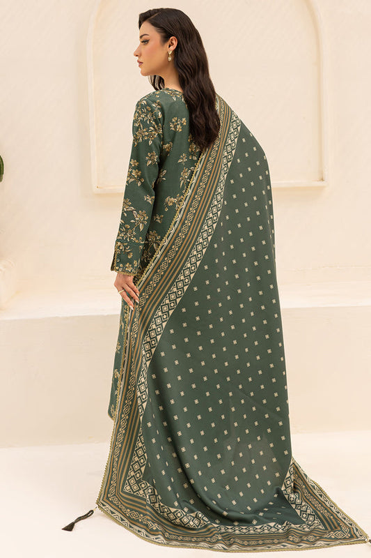 Elegant Abelio Printed Dhanak 3-piece - Luxury Suit